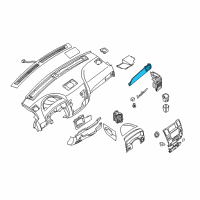 OEM 2014 Nissan Armada FASTERNER-Instrument Panel Diagram - 68220-9GA2C