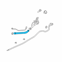 OEM 2019 Chevrolet Silverado 1500 LD Filler Hose Diagram - 84542612