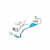 OEM 2006 Ford F-350 Super Duty Hose & Tube Assembly Diagram - YC3Z-3A713-DA