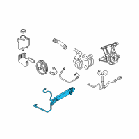 OEM 2006 Chevrolet Corvette Power Steering Cooler Diagram - 25962984