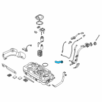 OEM 2019 Hyundai Ioniq Hose-Fuel Filler Diagram - 31036-G2500