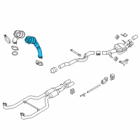 OEM 2015 BMW M6 Catalytic Converter Diagram - 18-32-7-848-150