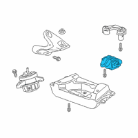 OEM Cadillac CT6 Center Mount Diagram - 23391059