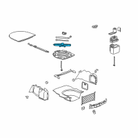 OEM 2010 Cadillac CTS Jack Assembly Diagram - 13500011