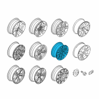 OEM 2015 BMW 428i xDrive Disc Wheel, Light Alloy, Bright-Turned Diagram - 36-11-6-856-218