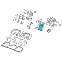 OEM Dodge Charger Pad-Heater Diagram - 68104698AA