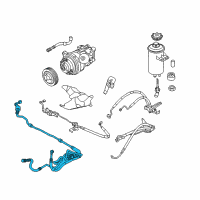 OEM 2014 BMW X5 Combination Return Pipe Diagram - 32-41-6-790-835