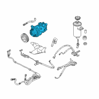 OEM BMW X6 Tandem Pump Diagram - 32-41-6-787-345