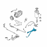 OEM BMW X6 1St Part Adaptive Drive Expansion Hose Diagram - 32-41-6-788-259