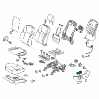 OEM 2015 Toyota Avalon Adjust Switch Diagram - 84070-07010