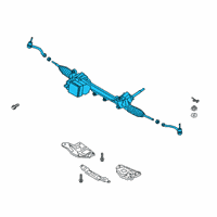 OEM Kia Gear & Linkage Assembly- Diagram - 57700J6000