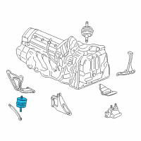 OEM 2003 Cadillac Seville Front Mount Diagram - 25696073