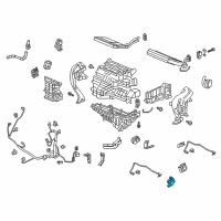 OEM Honda Odyssey Motor Assembly, Rear Mode Diagram - 79240-THR-A41