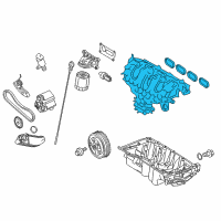 OEM 2018 Lincoln MKC Intake Manifold Diagram - CJ5Z-9424-E