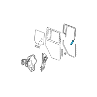 OEM Jeep Wrangler JK Handle-Window Regulator Diagram - FW80PX9