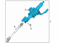 OEM 2022 Nissan Sentra COLMN-STRG Tilt Diagram - 48810-6LB1A