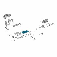 OEM Scion Heat Shield Diagram - 58153-52011