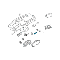 OEM 2009 Ford Taurus X Tract Control Switch Diagram - 8G1Z-13D730-AA