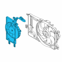 OEM 2018 Ford Focus Fan Assembly Diagram - BV6Z-8C607-L