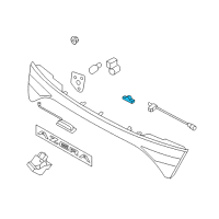 OEM 2014 Hyundai Azera Lamp Assembly-License Plate Diagram - 92501-3V000