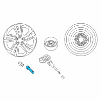 OEM 2007 Hyundai Sonata Tire Wheel Valve Diagram - 52933-0A000