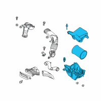 OEM 2017 Ford Escape Air Cleaner Assembly Diagram - CV6Z-9600-F