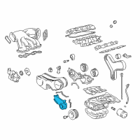 OEM Lexus RX330 Cover, Timing Belt, NO.1 Diagram - 11321-0A020