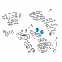 OEM 2006 Lexus RX400h Pulley, Camshaft Timing Diagram - 13523-20020