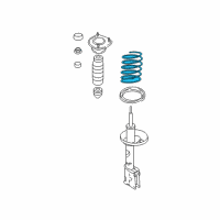 OEM 2005 Hyundai Tiburon Spring-Rear Diagram - 55330-2C010