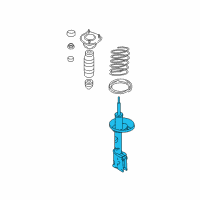 OEM 2003 Hyundai Tiburon Rear Right-Hand Shock Absorber Assembly Diagram - 55361-2C250