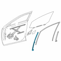 OEM Lexus Frame Sub-Assembly, Front Door Diagram - 67402-78010