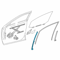 OEM 2016 Lexus NX200t Frame Sub-Assembly, Front Door Diagram - 67402-78010