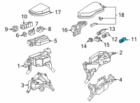 OEM Lexus NX450h+ BLOCK ASSY, FUSE Diagram - 82610-78050