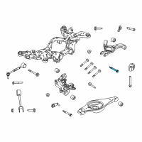 OEM Ford Mustang Rear Lower Control Arm Bolt Diagram - -W711479-S439