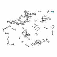 OEM Ford Flex Upper Control Arm Rear Bolt Diagram - -W713108-S439