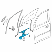 OEM 2022 Honda Passport Regulator Assembly, Right Front Door Diagram - 72211-TG7-A01