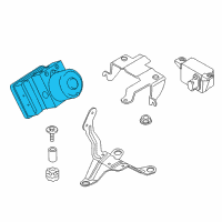 OEM 2009 BMW Z4 Dsc Hydraulic Unit Diagram - 34-51-6-795-705