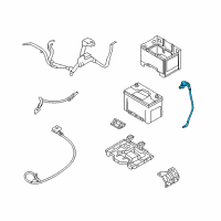 OEM 2011 Kia Optima Battery Sensor Assembly Diagram - 371802T200