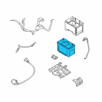 OEM 2015 Kia Rio Batteries Diagram - 371102T701