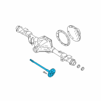 OEM 2002 Chevrolet Trailblazer Rear Axle Drive Shaft (Rh) Diagram - 19133413