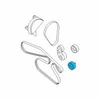 OEM 2008 Ford Escape Serpentine Idler Pulley Diagram - 6E5Z-8678-AC