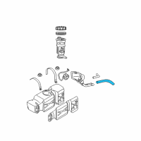 OEM Dodge Ram 3500 Hose-Fuel Filler Diagram - 52110305AB