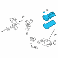 OEM 2015 Ford Police Interceptor Utility Valve Cover Diagram - BR3Z-6582-R