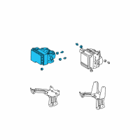 OEM 2004 Toyota Camry Actuator Diagram - 44050-33120