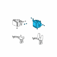 OEM Lexus ES330 ACTUATOR Assembly, Brake Diagram - 44050-33110