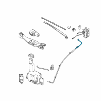 OEM 2014 Hyundai Genesis Hose Assembly-Windshield Washer Diagram - 98650-3M100