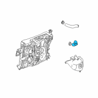 OEM Jeep Grand Cherokee Hose-Radiator Outlet Diagram - 52079873AA