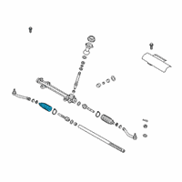 OEM 2020 Hyundai Santa Fe Bellows-Steering Gear Box Diagram - 56528-S2000