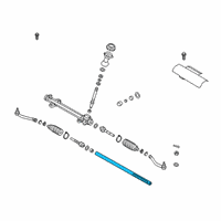 OEM Hyundai Santa Fe RACK-STEERING GEAR BOX Diagram - 56531-P2000