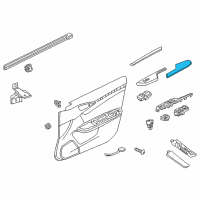 OEM 2020 Honda Civic Armrest (Deep Black) Diagram - 83502-TBG-A51ZA